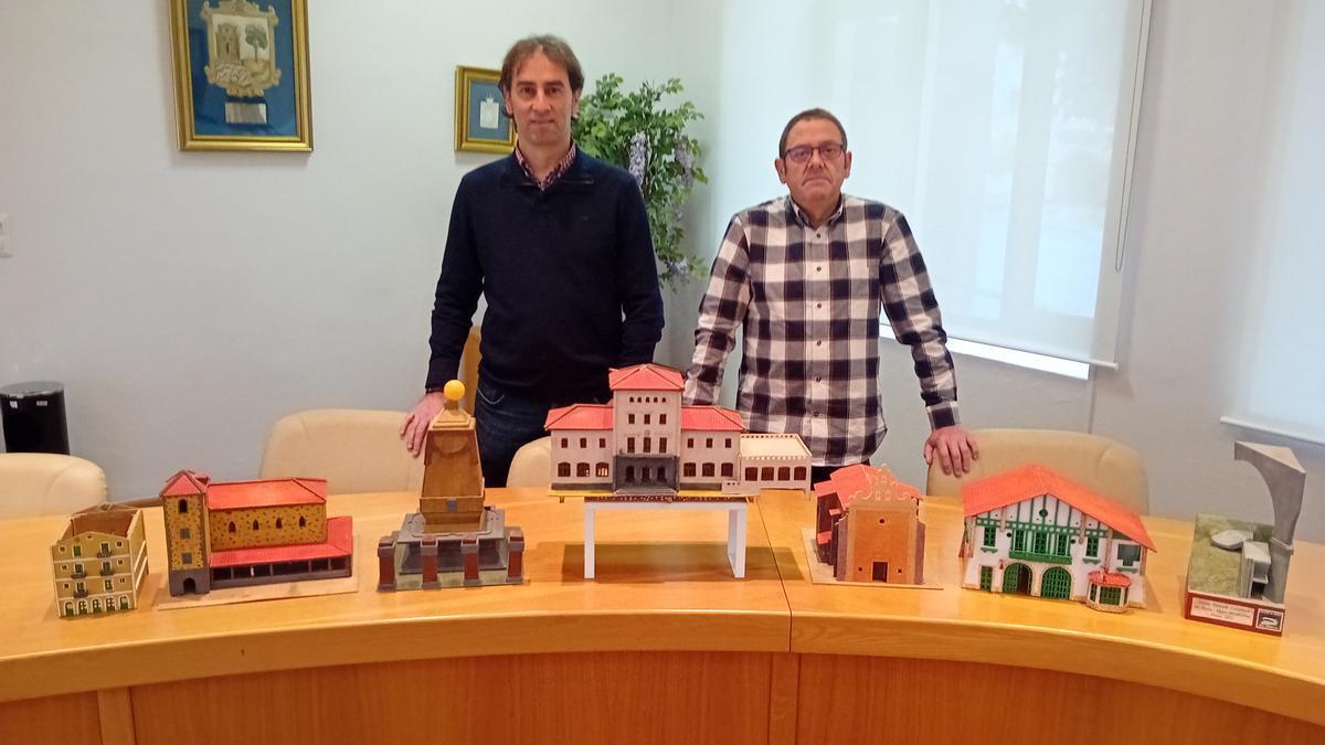 La villa de Ugao en miniatura a través de 7 maquetas a escala y de madera