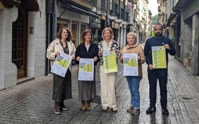 Presentación de la campaña de bonos que se pondrá en marcha en Azpeitia. / Udala Presentación de la campaña de bonos que se pondrá en marcha en Azpeitia.