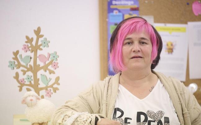 Raquel Pardo en la sede de Aralar. / Iñaki Porto Raquel Pardo en la sede de Aralar.