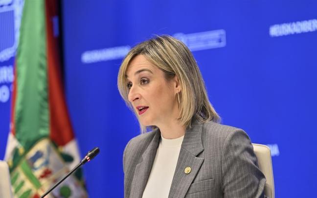 La portavoz del Gobierno Vasco, Maria Ubarretxena. / EP La portavoz del Gobierno Vasco, Maria Ubarretxena.