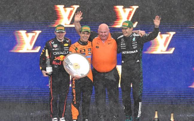 Podio del Gran Premio de Australia / EFE Podio del Gran Premio de Australia
