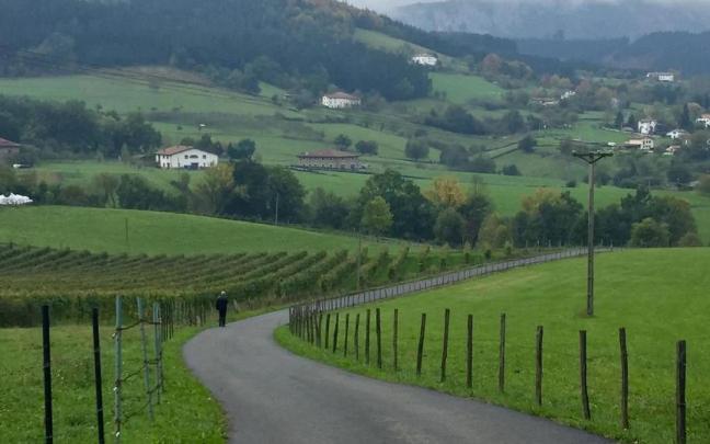Una imagen general del entorno rural de Oñati. / N.G. Una imagen general del entorno rural de Oñati.