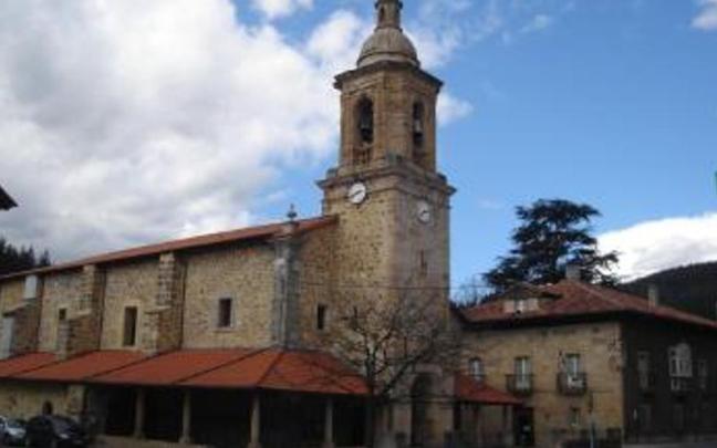 Imagen de la parroquia de Aretxabaleta. / N.G. Imagen de la parroquia de Aretxabaleta.