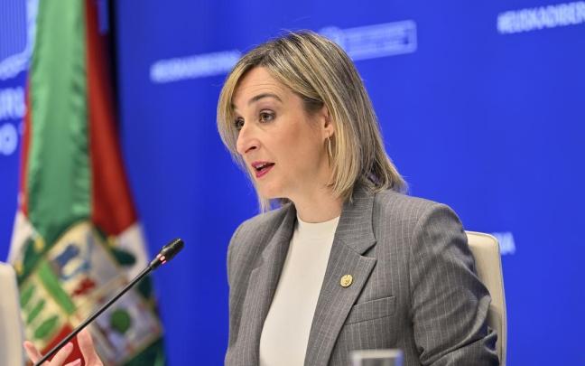 La portavoz del Gobierno vasco, Maria Ubarretxena. / EP La portavoz del Gobierno vasco, Maria Ubarretxena.