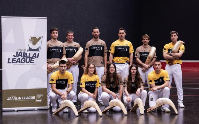 Los puntistas que competirán en el Master Series de Zumaia. / ERAMAN! JAI ALAI Los puntistas que competirán en el Master Series de Zumaia.