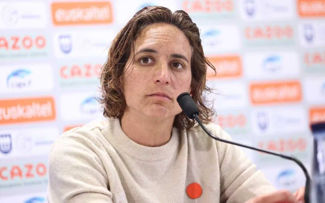 La entrenadora de la Real, Natalia Arroyo. N.G. La entrenadora de la Real, Natalia Arroyo. N.G.