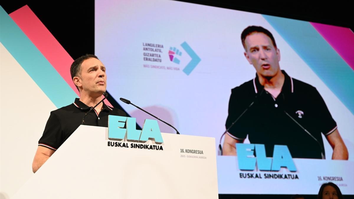 16º Congreso del sindicato ELA bajo el lema ‘Langileria antolatu, gizartea eraldatu’.