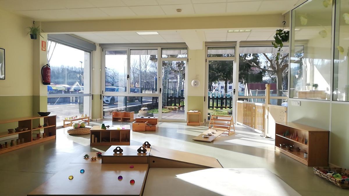 Interior de la Haurreskola de Zarautz.
