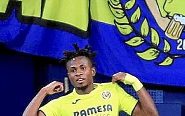 Chukwueze celebra el gol. | FOTO: EFE Chukwueze celebra el gol. | FOTO: EFE