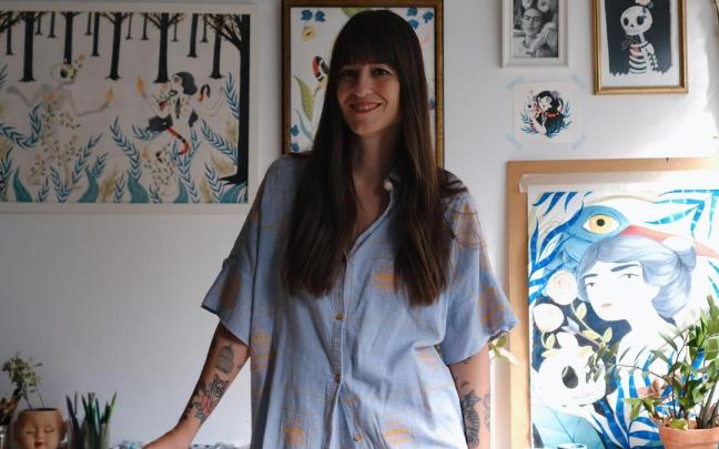 María Hesse, ilustradora y escritora de 'El Miedo'. / Cristina Valbuena María Hesse, ilustradora y escritora de 'El Miedo'.