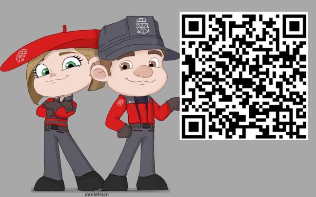 A través de este QR se accede a la presentación de denuncias "on line". Imagen: Policía Foral A través de este QR se accede a la presentación de denuncias "on line". Imagen: Policía Foral